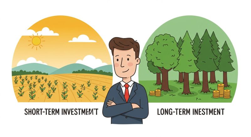 短期投資と長期投資の比較
