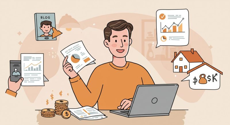 複数の収入源を組み合わせて早期リタイア