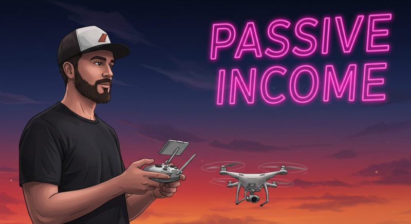 ドローン副業で不労所得を得る方法