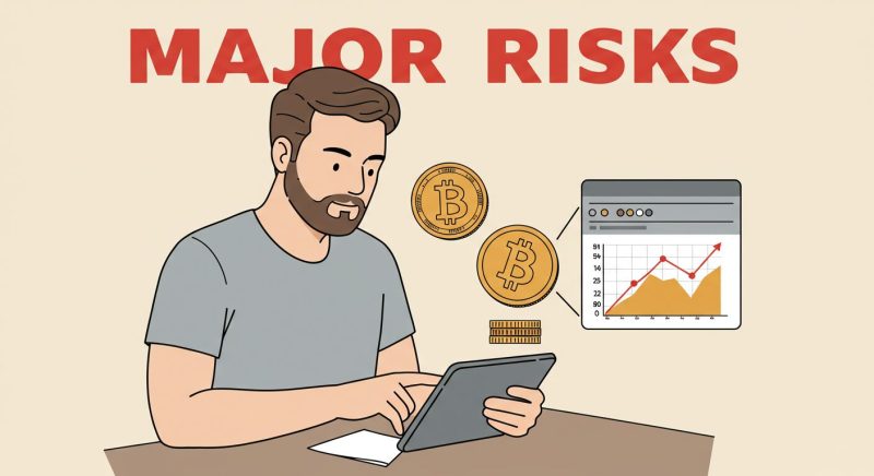 暗号通貨投資の主なリスク