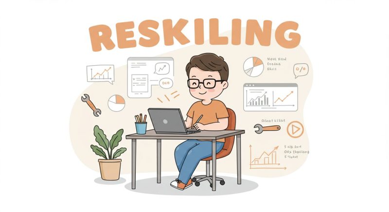 不労所得を目指すならリスキリング！初心者でもできる自分への投資法