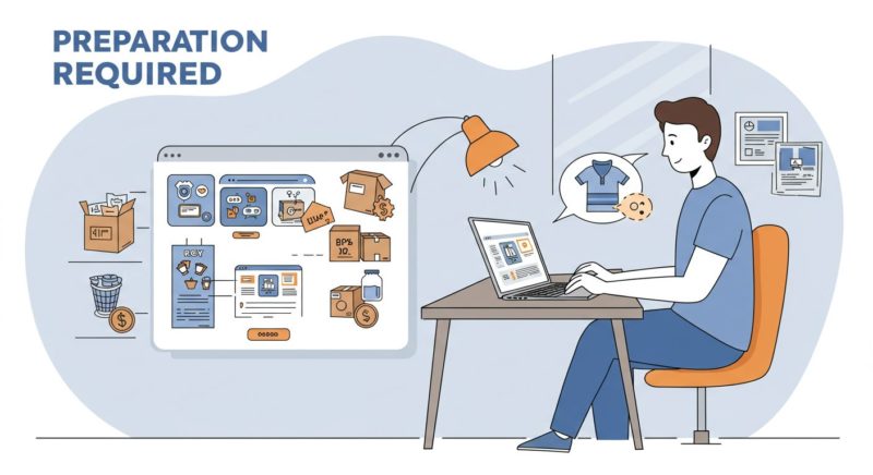 ドロップシッピングで不労所得を得るために必要な準備