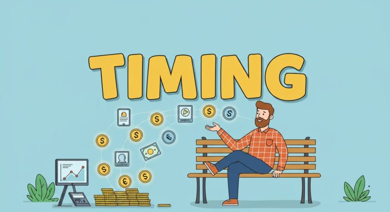 不労所得を得るための投資タイミング入門｜初心者が失敗しないための考え方と実践法