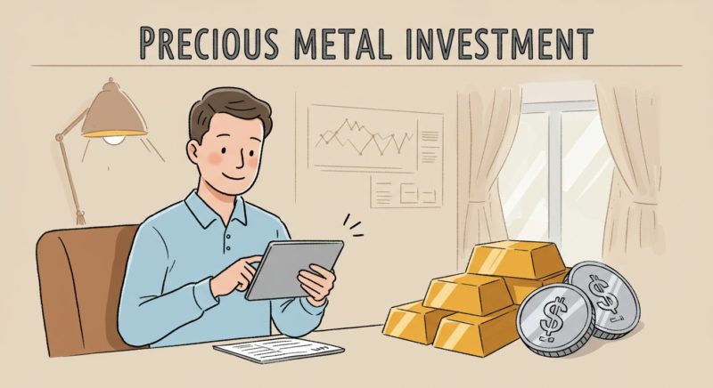 不労所得を目指す初心者向け！ゴールド・シルバーの貴金属投資入門ガイド