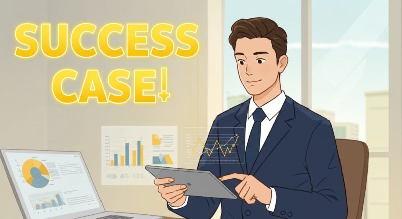 実際の成功事例とシミュレーション 〜「投資って、ホントに増えるの？」に答えます〜